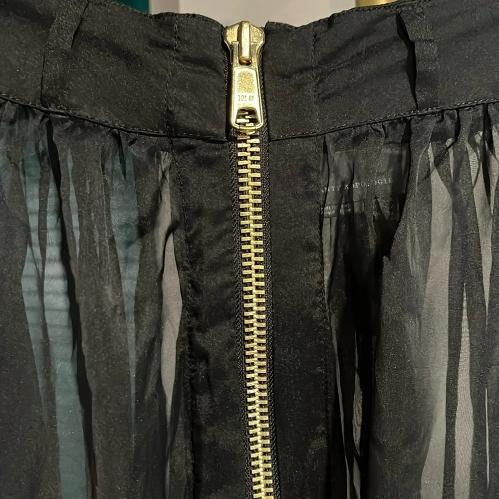 Anthropologie Sheer Parachute Maxi Skirt Size 6 | NWT